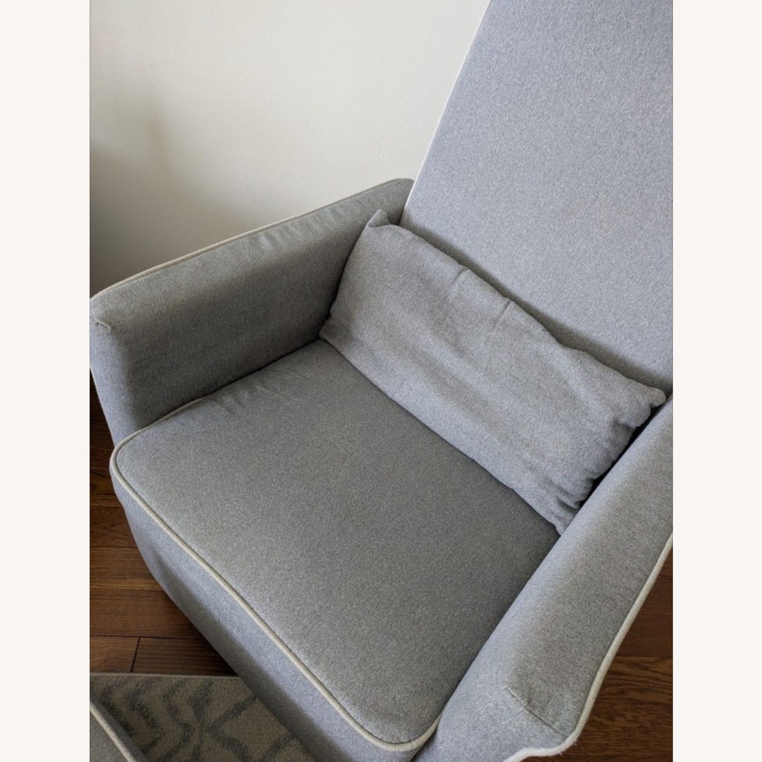 DaVinci Swivel Nursery Rocking Chair with Ottoman - image-2