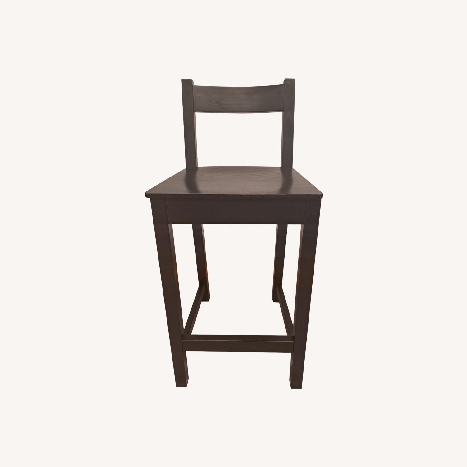 IKEA NORDVIKEN Bar Stool With Backrest - image-0