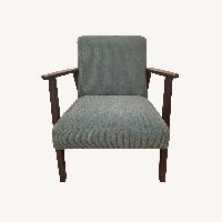 IKEA ekenäset 1人がけ　中古品 IKEA - pair of 'EKENÄSET' hardwood framed easy chairs