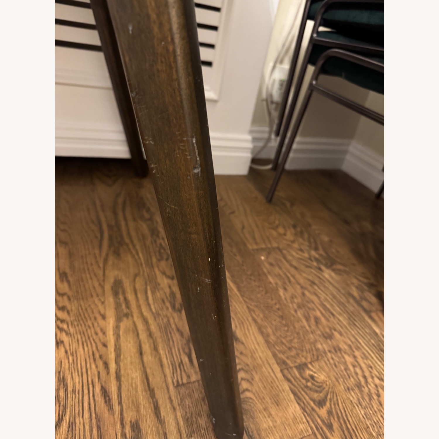 West Elm Mid-Century Dining Table Dark Mineral - image-3