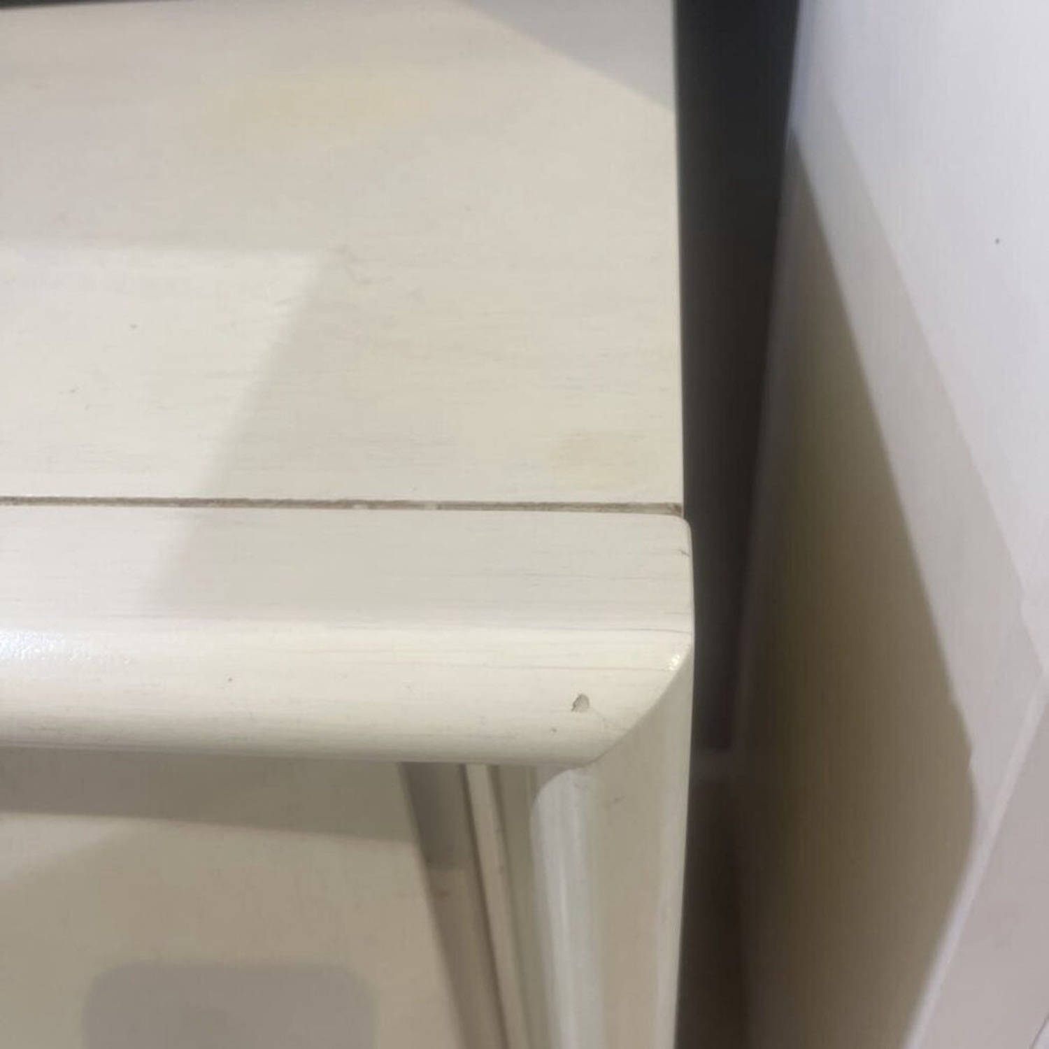Mid-Century Diamond Front 2-Drawer Nightstand - image-4
