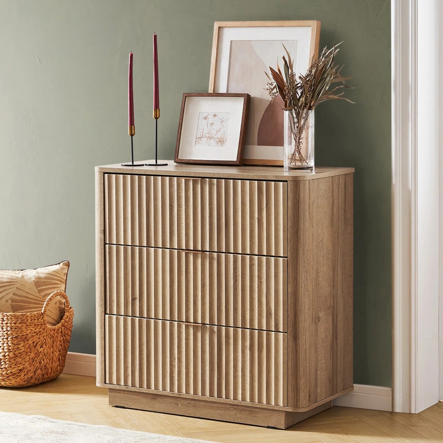 Dorcus 31.5'' W 3 - Drawer Dresser - image-4