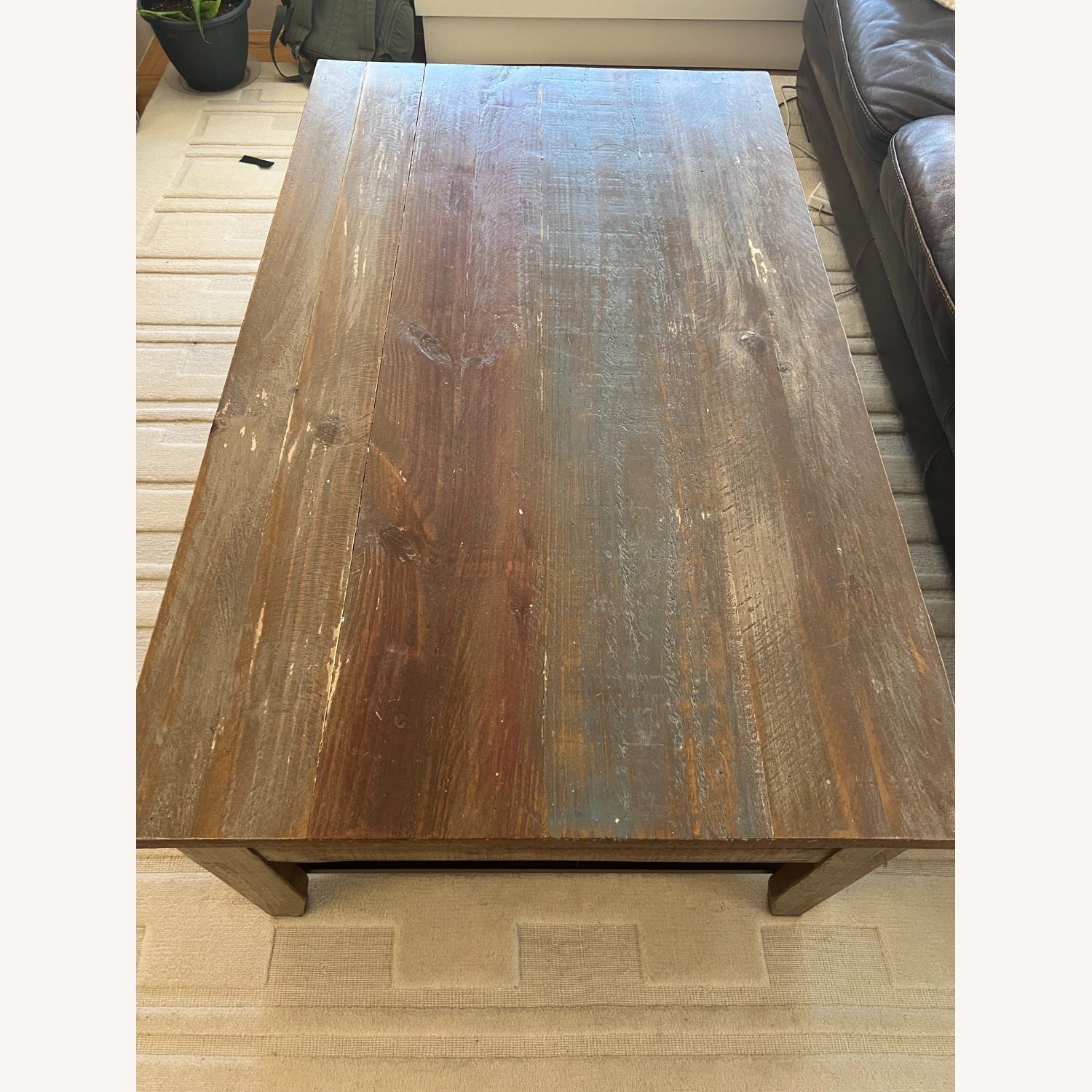 Wood Living Room 4 Drawer Cocktail Table - image-4