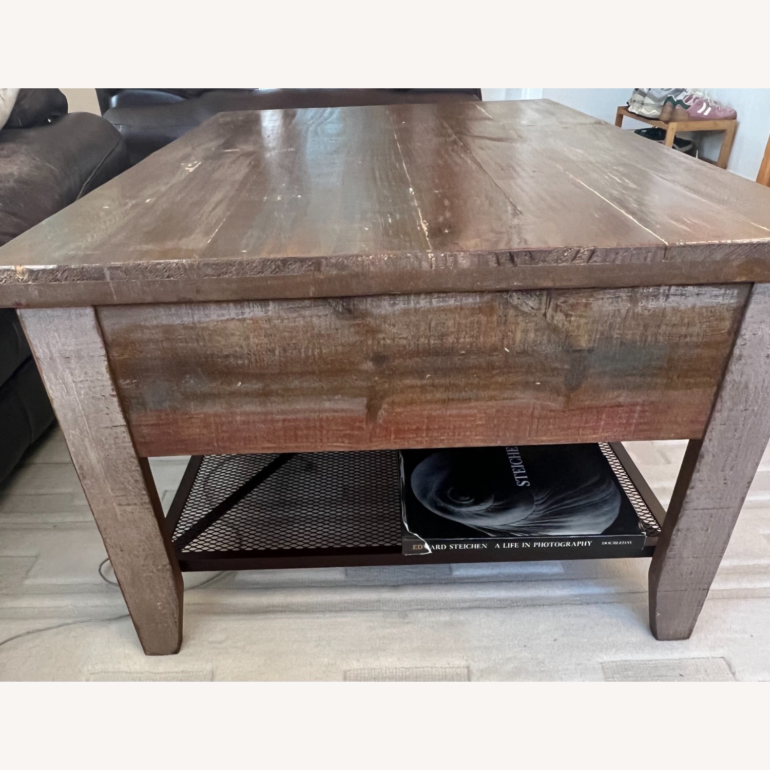 Wood Living Room 4 Drawer Cocktail Table - image-2