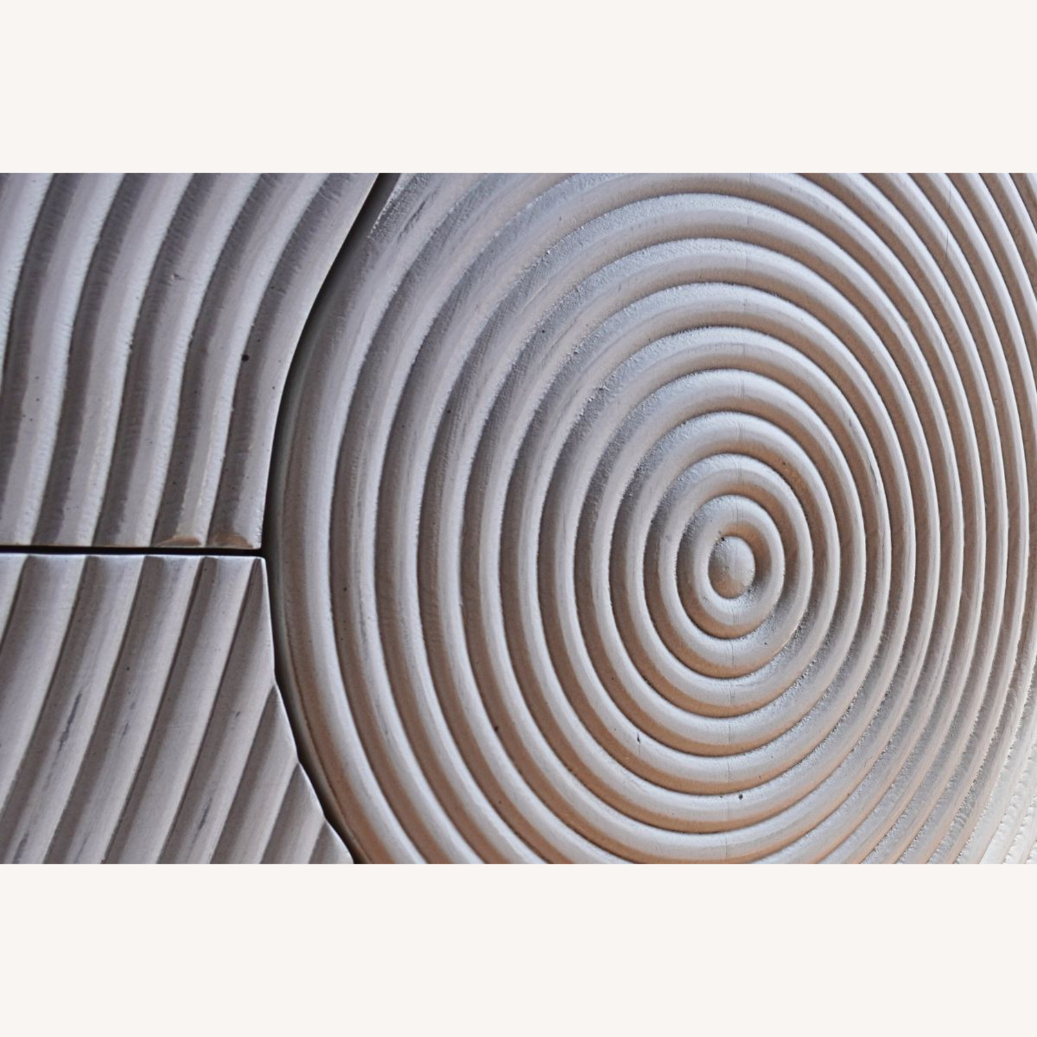 Modern Wooden Engraved Credenza Sideboard - image-5
