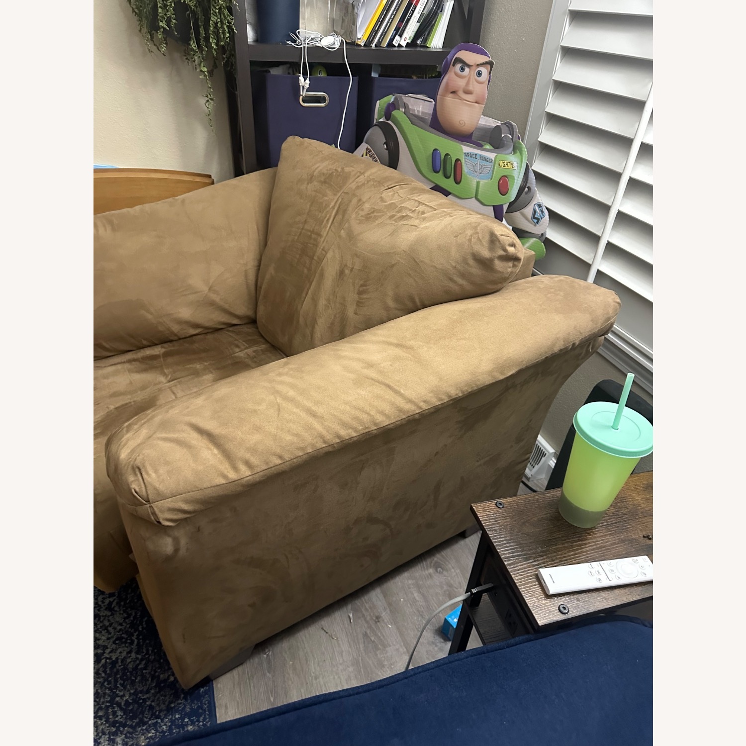 Tan Oversized Arm Chair - image-3