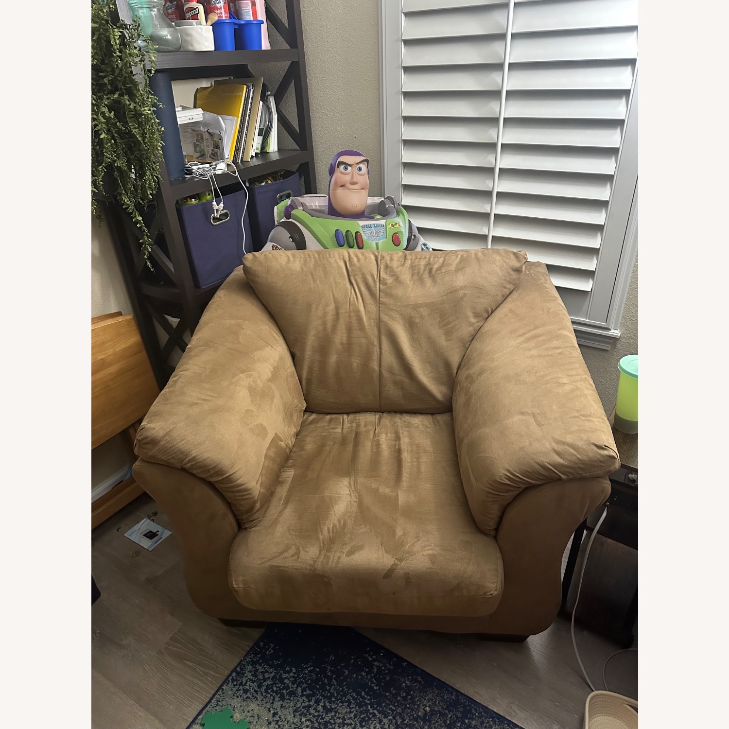 Tan Oversized Arm Chair - image-2