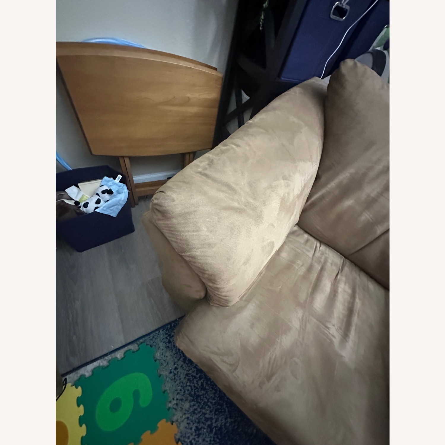 Tan Oversized Arm Chair - image-6