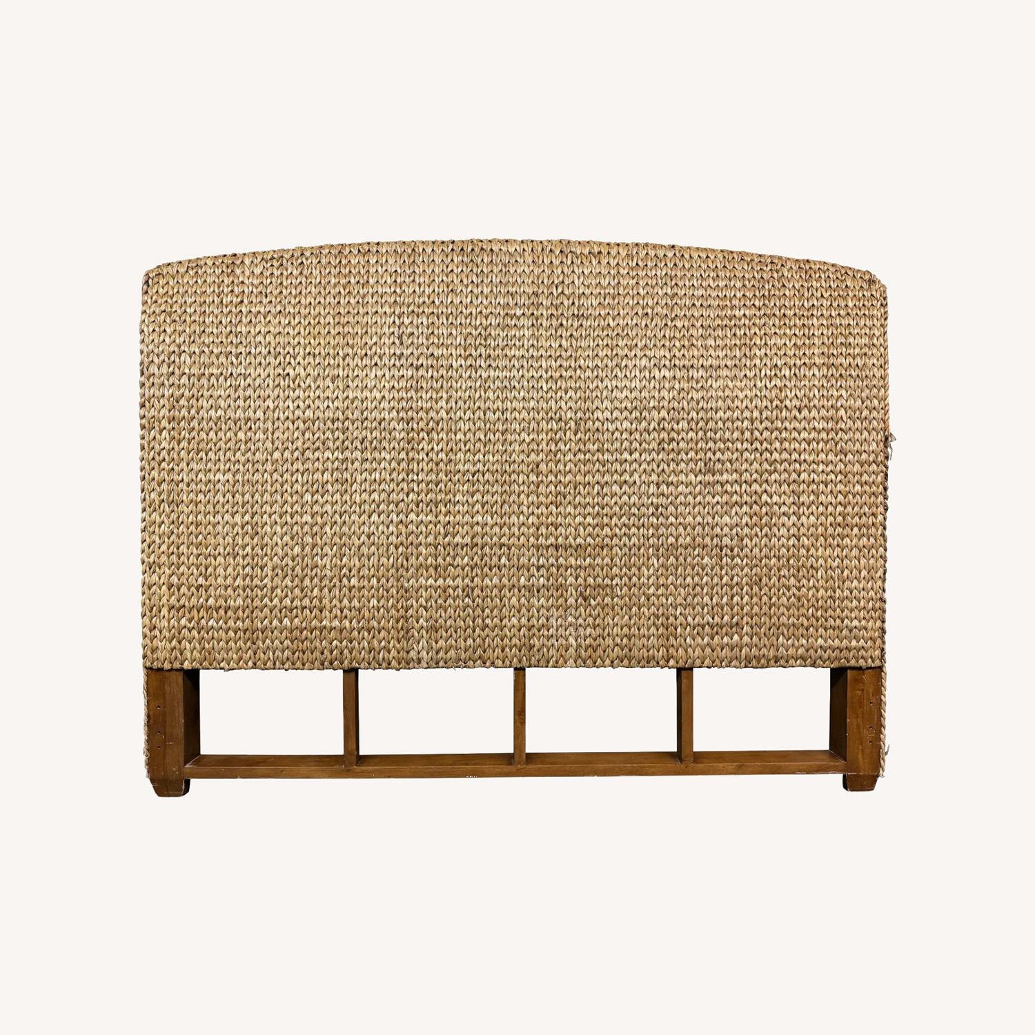 Pottery Barn Queen Headboard with Hardware - image-0