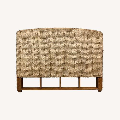 Used Pottery Barn Queen Headboard with Hardware for sale on AptDeco