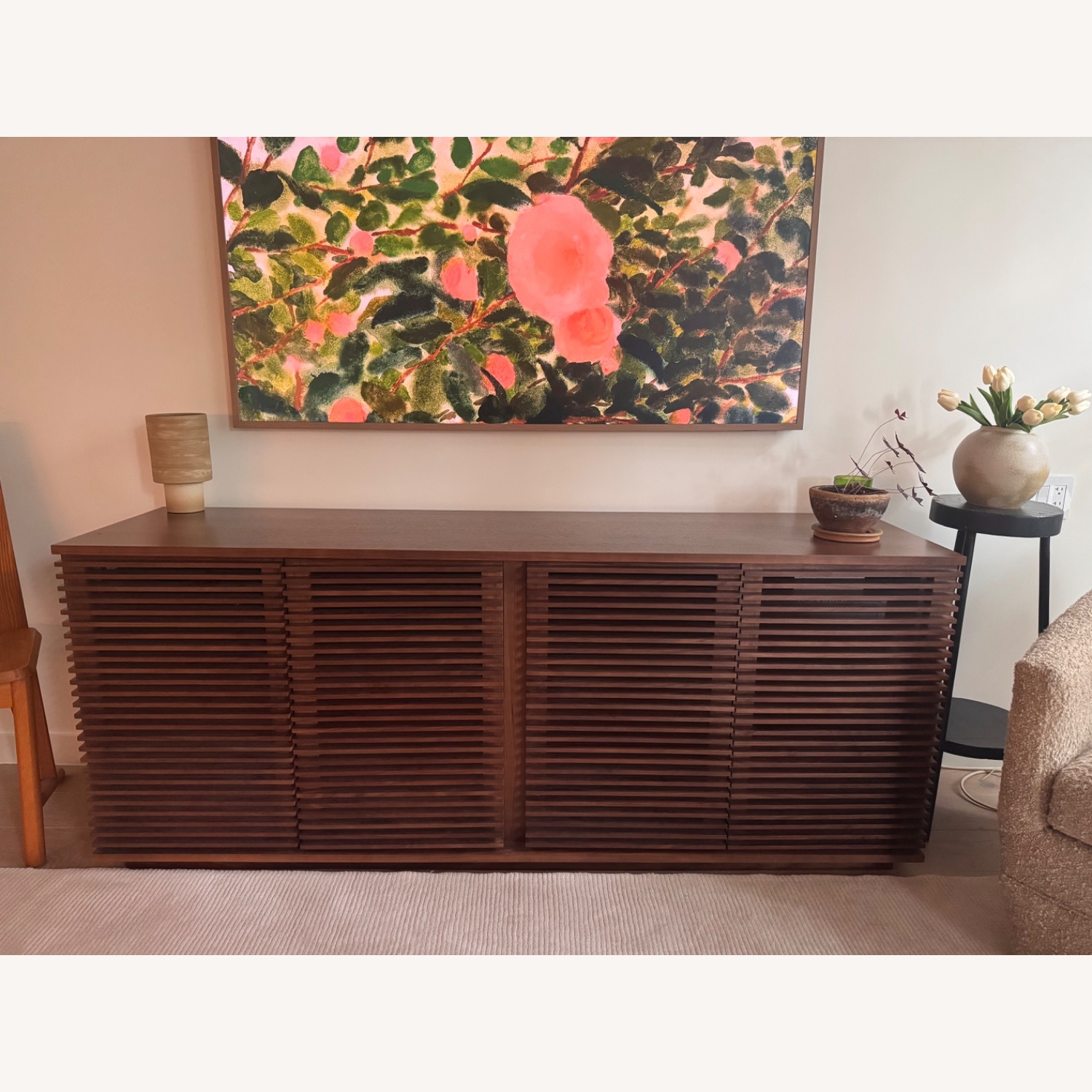 DWR Large Walnut Line Credenza - image-1