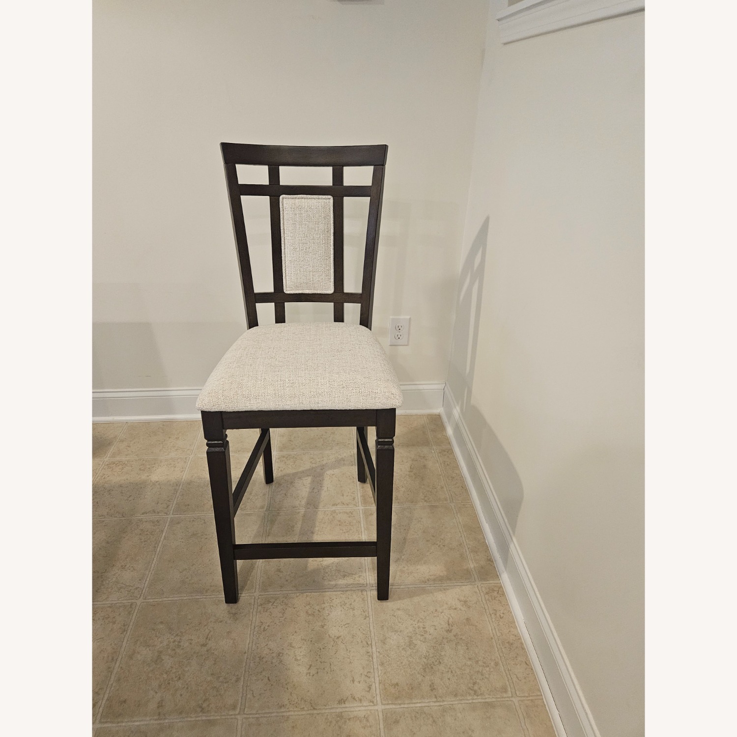 Brown Cherry Counter Height Dining Room Set - image-4