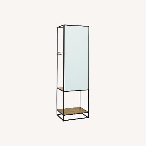 Used West Elm Industrial Storage Mirror for sale on AptDeco