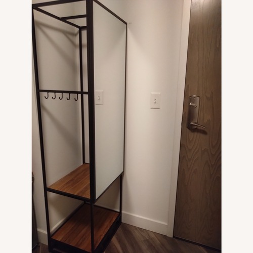 Used West Elm Industrial Storage Mirror for sale on AptDeco
