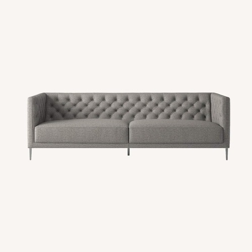 2 x IKEA KARLSTAD 3 SEATER Sofa, Knisa light gray - AptDeco