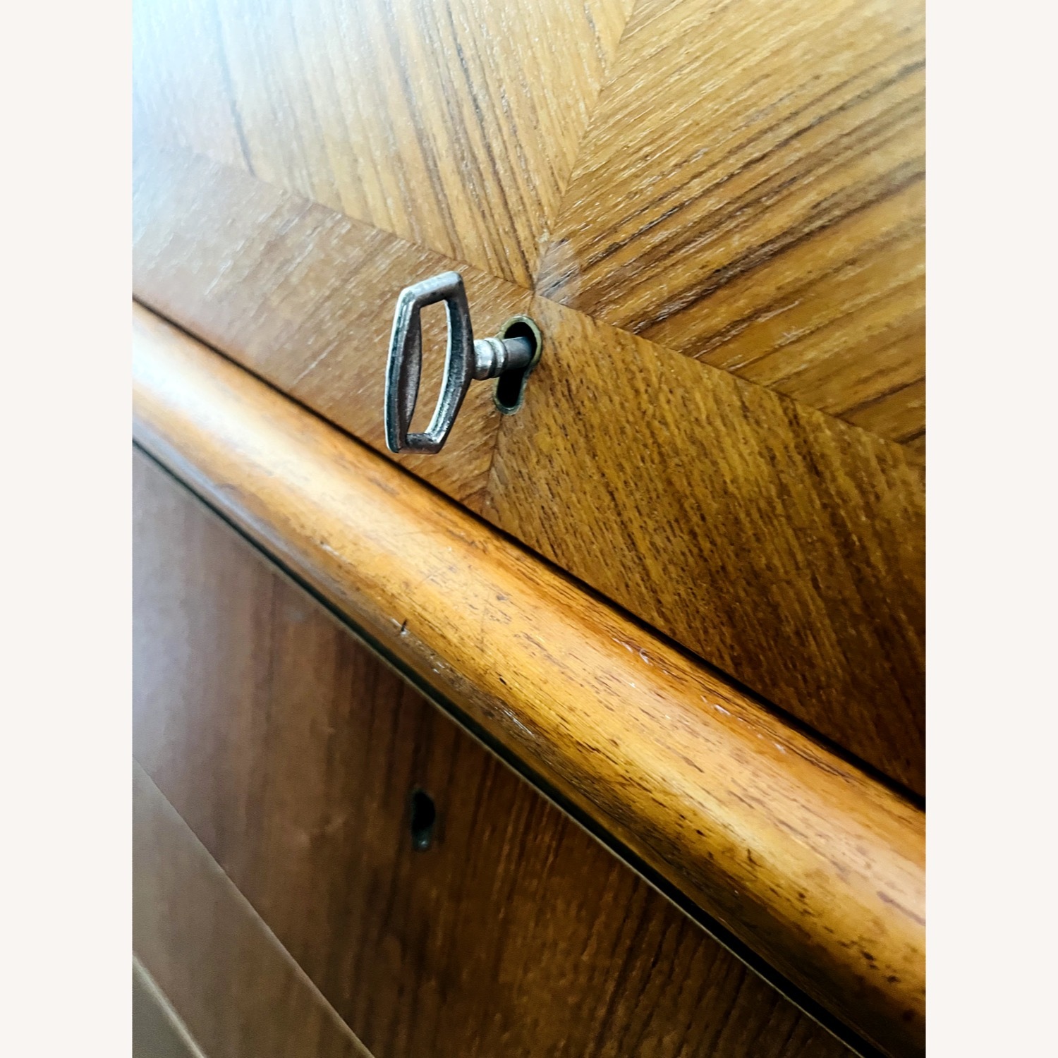 Mid Century Roll Top Desk Scandinavian - image-8