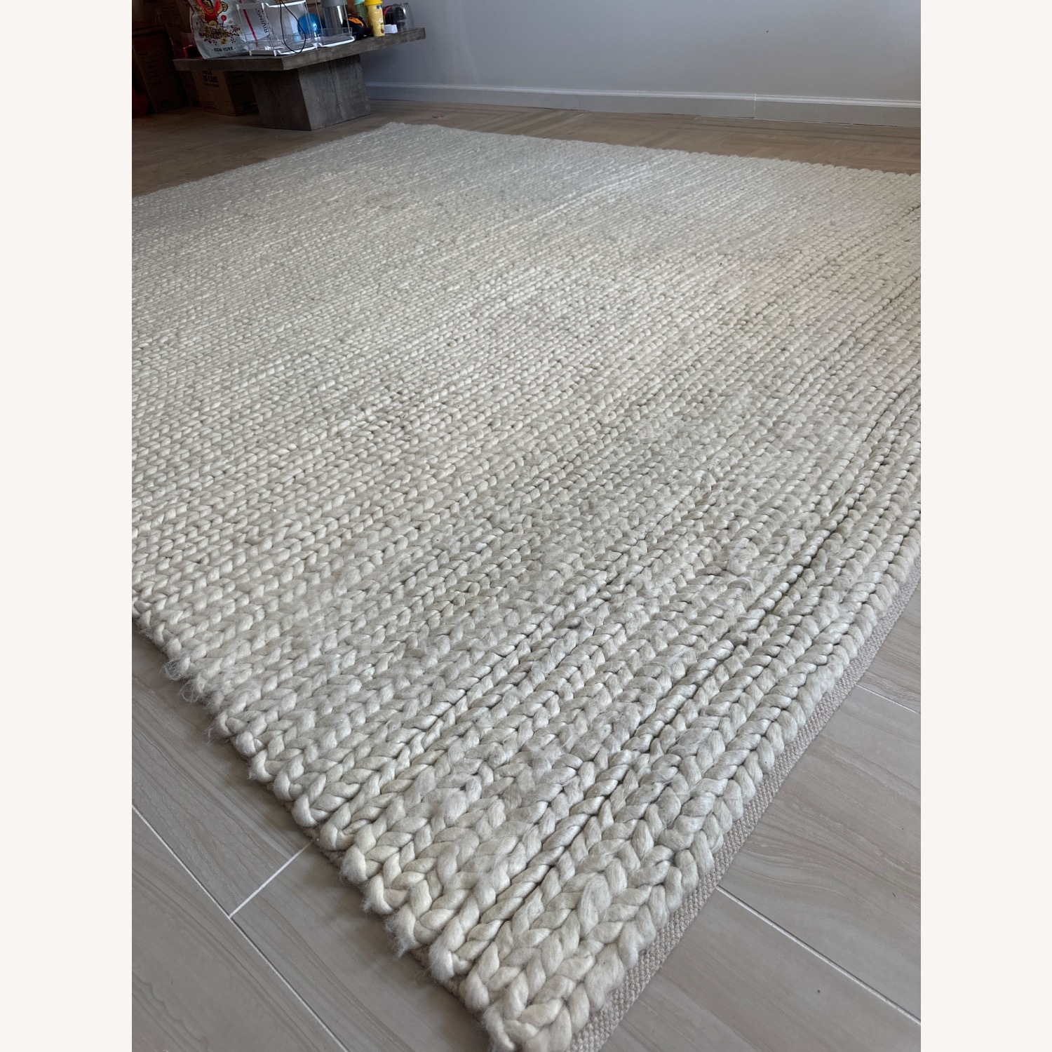 Serena & Lily Braided Wool Rug + Free Rug Pad - image-2