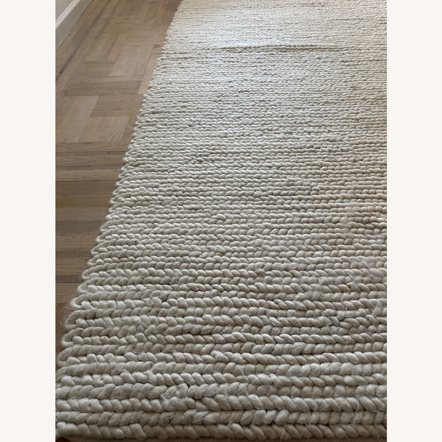 Serena & Lily Braided Wool Rug + Free Rug Pad - image-4