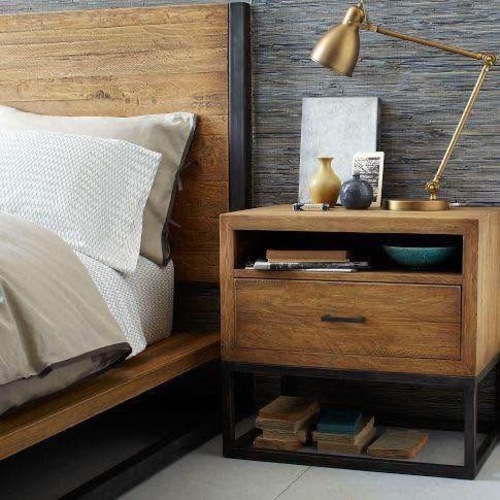 Used West Elm Copenhagen Wood Nightstands for sale on AptDeco
