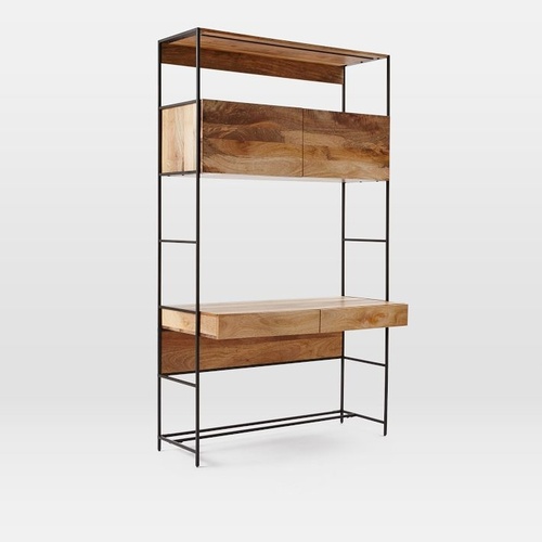 Used West Elm Industrial Storage Desk for sale on AptDeco