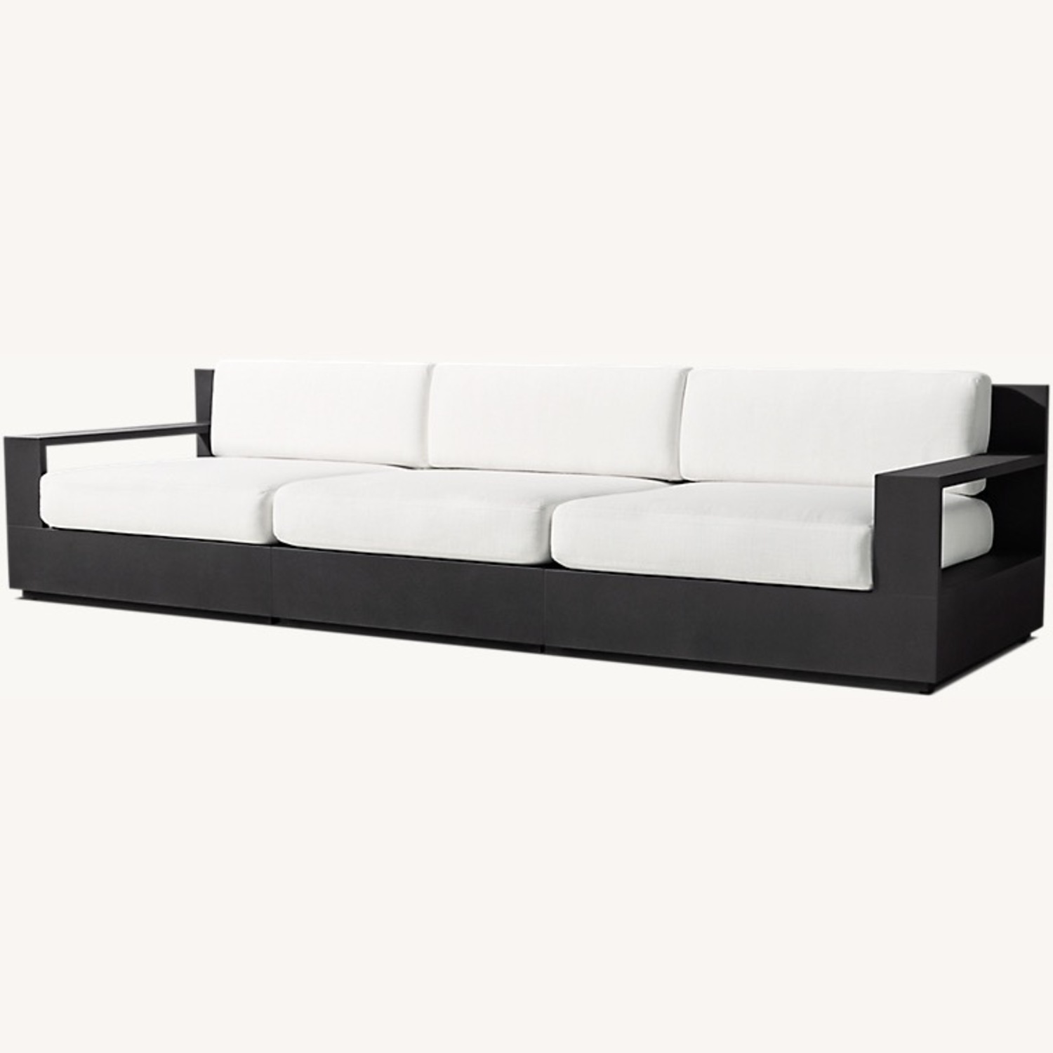 Restoration Hardware Marbella Aluminum Sofa - image-3