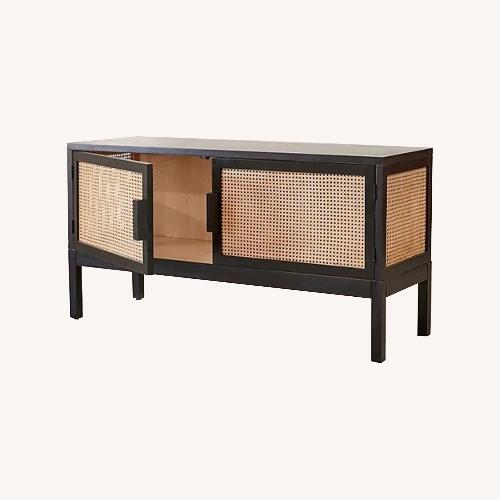 Used Urban Outfitters Rattan Marte Media Console for sale on AptDeco