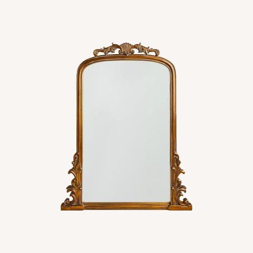 Used Zara Home Golden Wall Mirror for sale on AptDeco