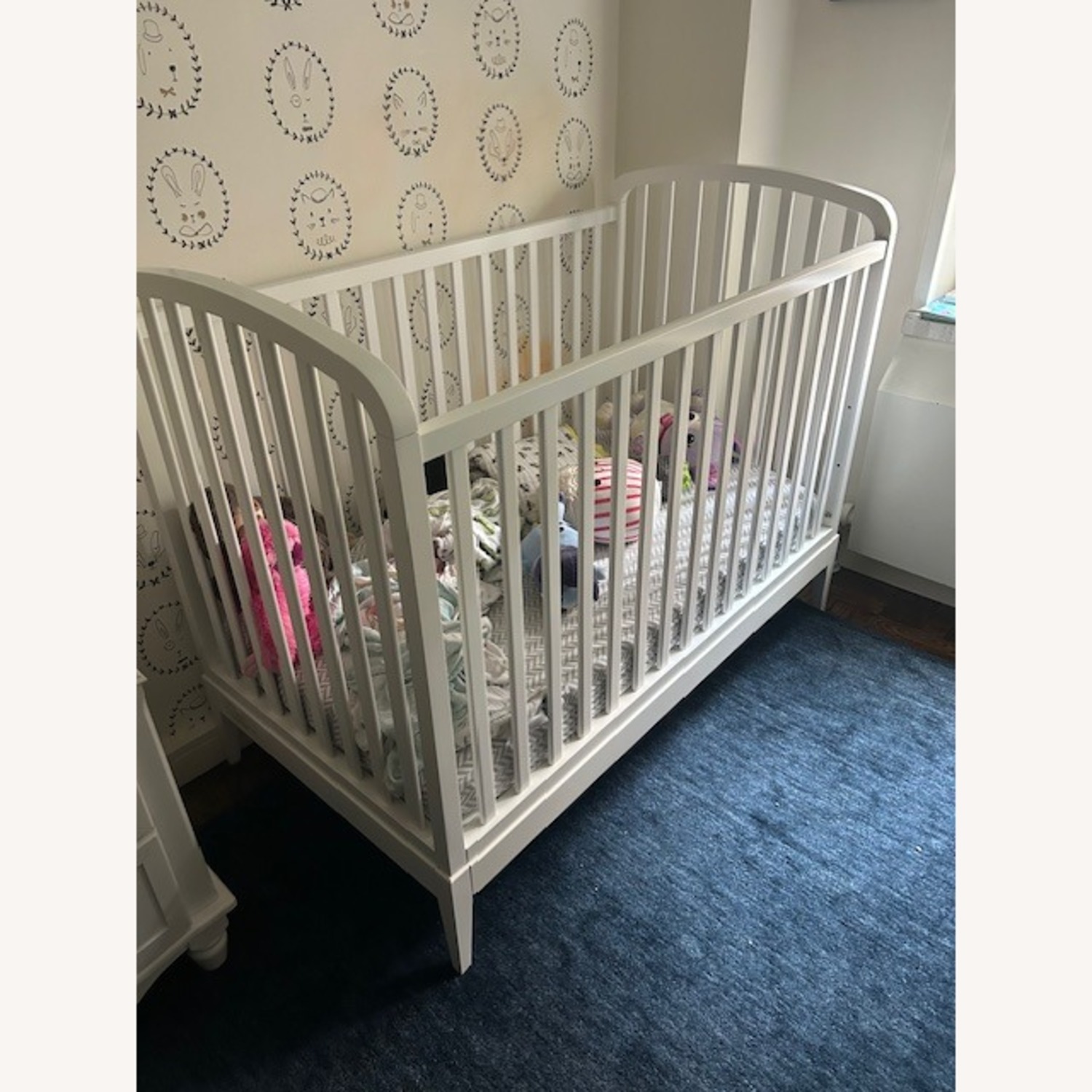 Crate & Barrel White Crib - image-2