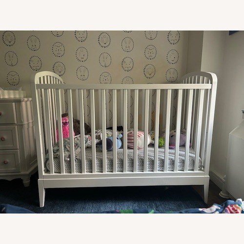 Used Crate & Barrel White Crib for sale on AptDeco