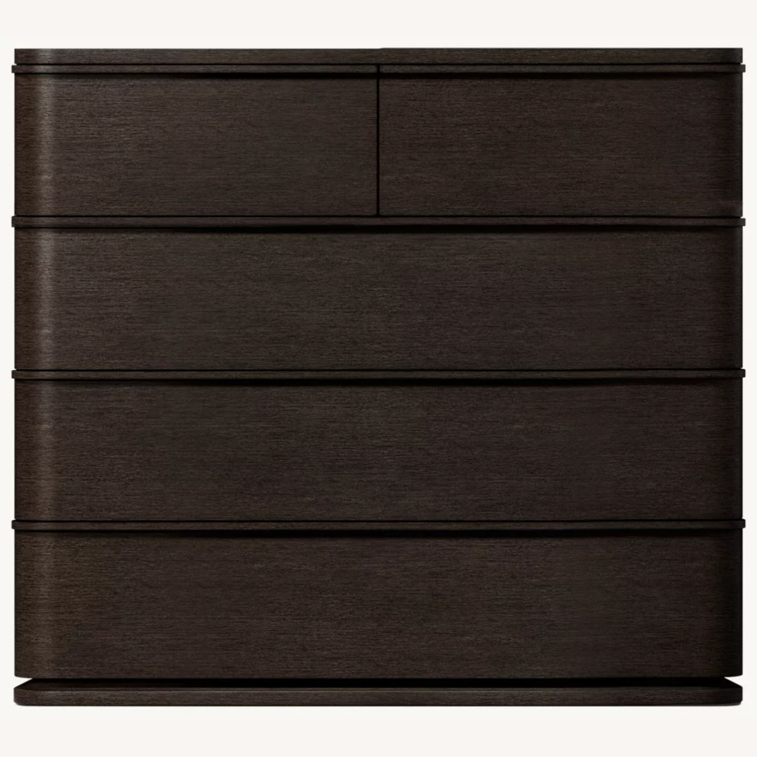 RH Ligné 5-Drawer Dresser – Black Brushed Oak - image-0