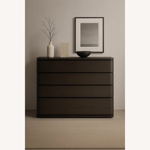 Used RH Ligné 5-Drawer Dresser – Black Brushed Oak for sale on AptDeco