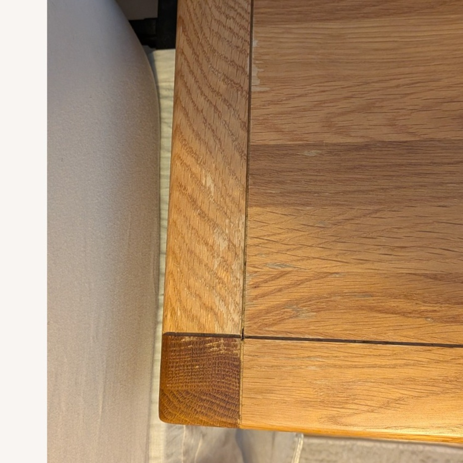 Zara Home Oak Nightstand with Drawer - image-5