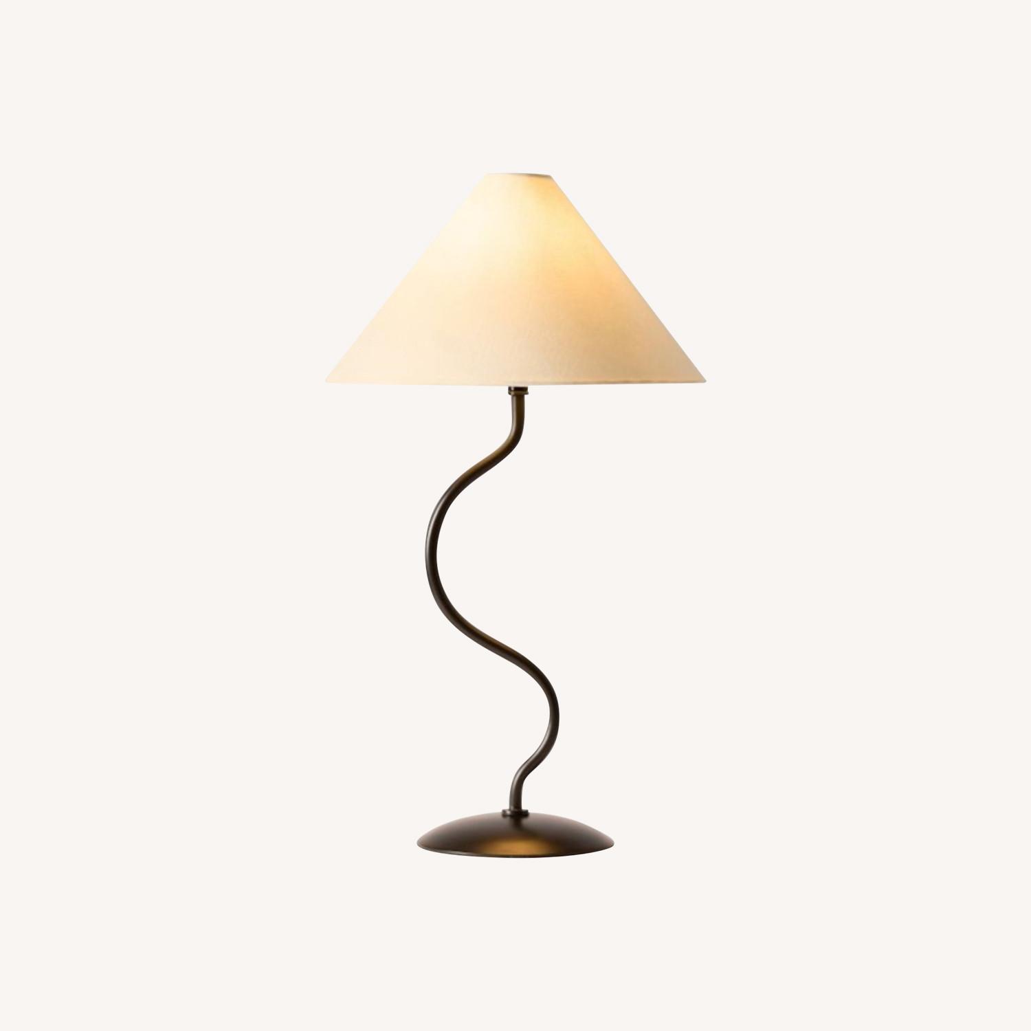 West Elm Zigzag Table Lamp - image-0