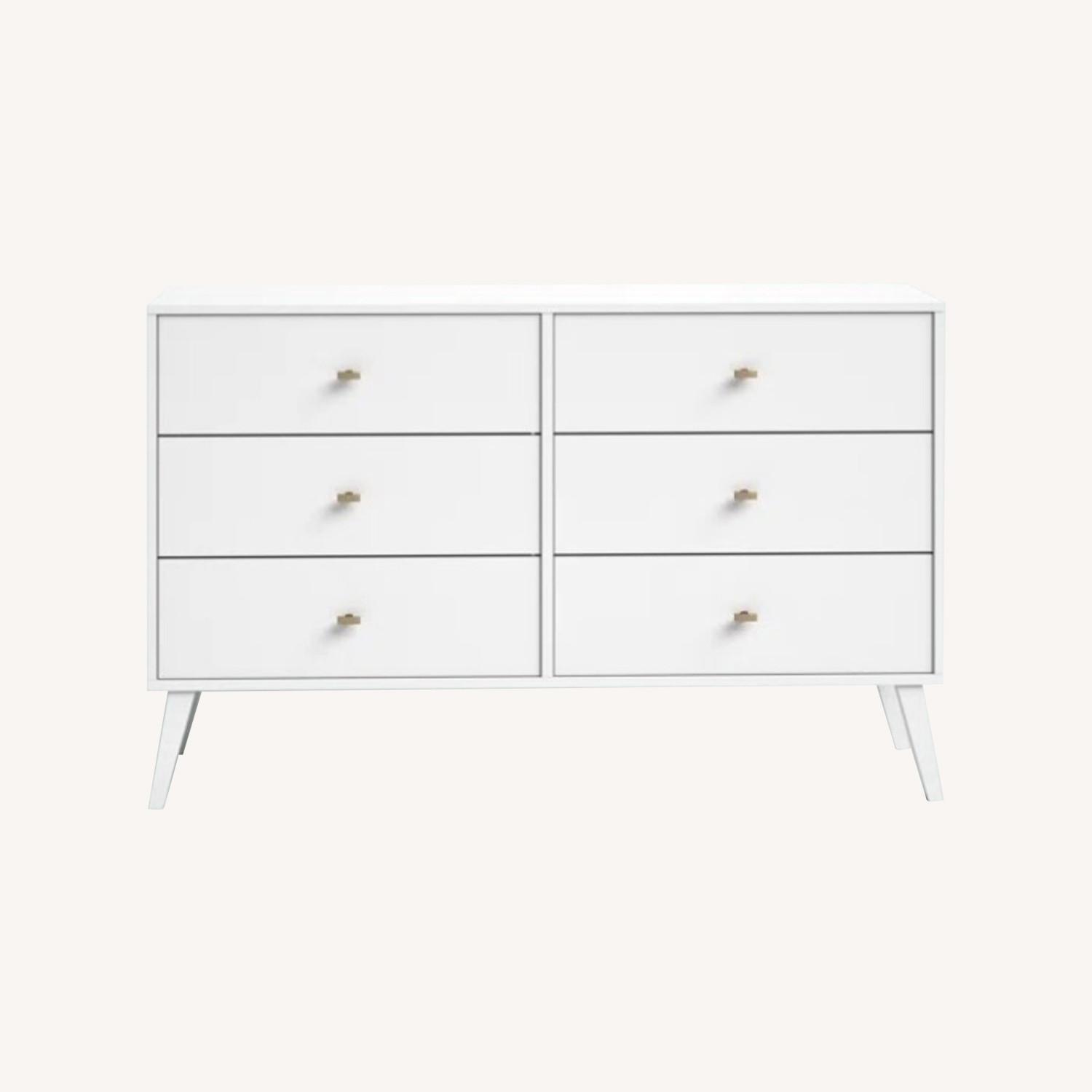 Breux Mid Century Modern Dresser, 6-Drawer - image-0