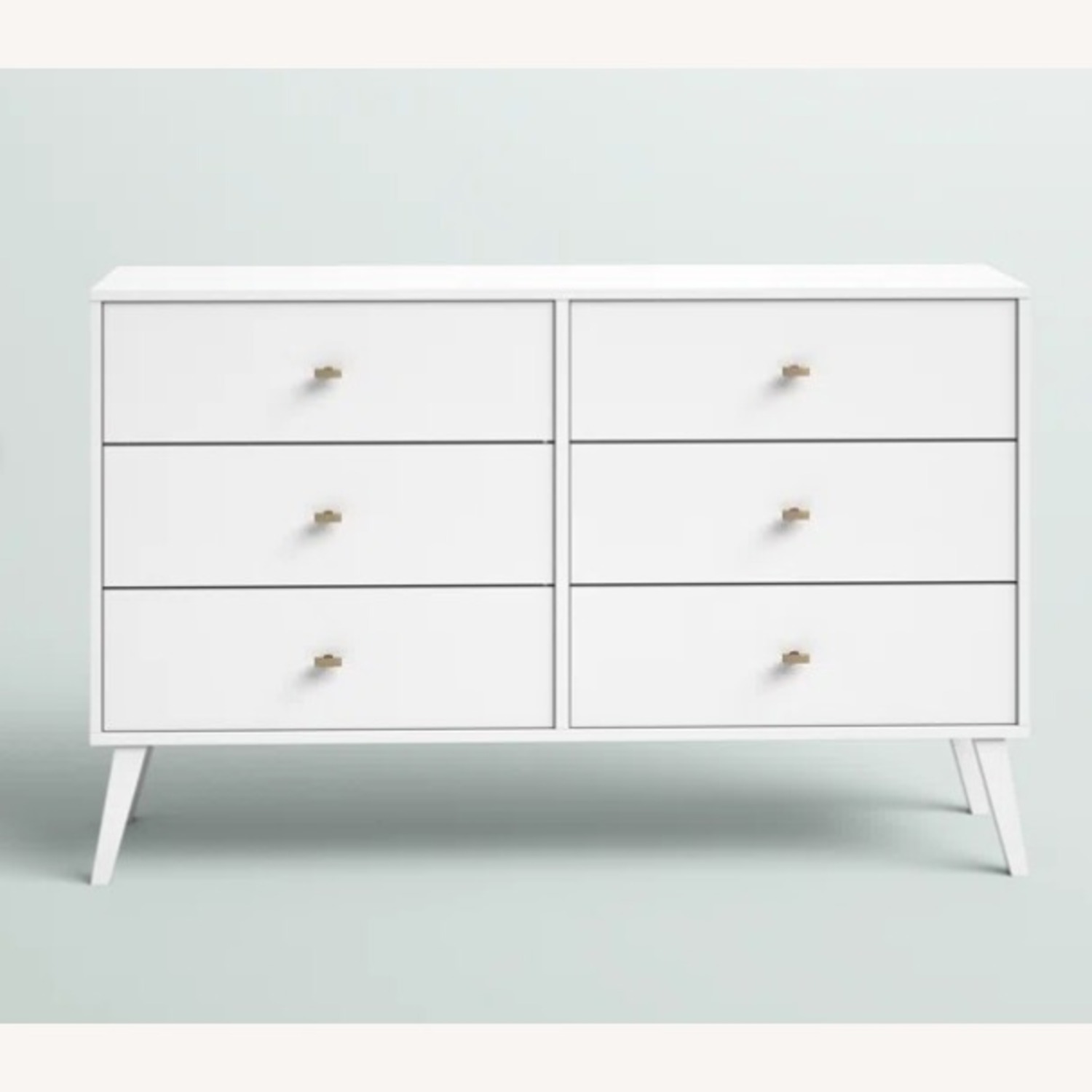 Breux Mid Century Modern Dresser, 6-Drawer - image-1