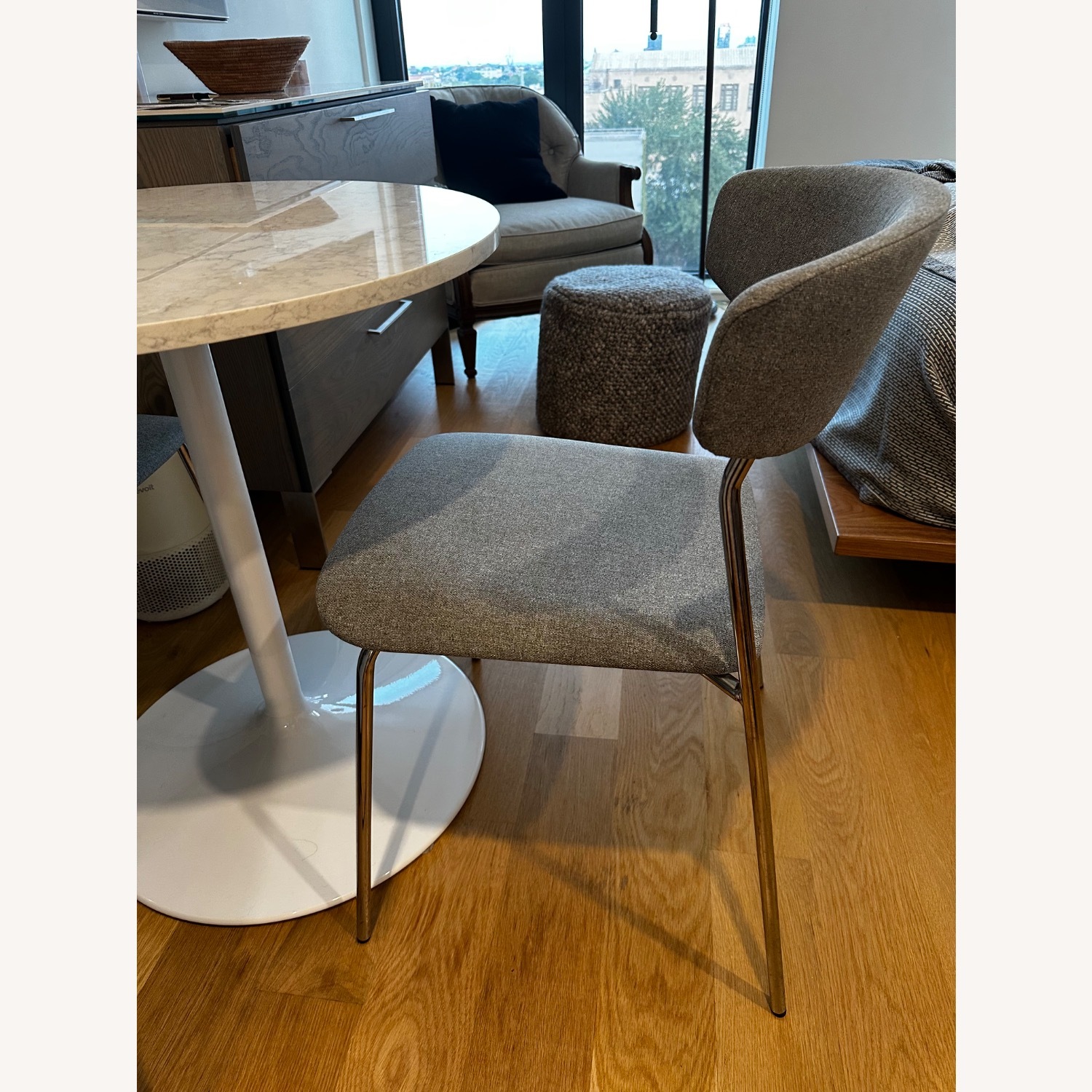 Room & Board (Wolfgang Fabric Chairs + Aria Table) - image-4