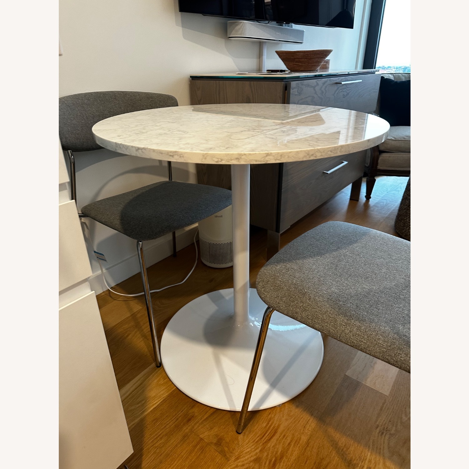 Room & Board (Wolfgang Fabric Chairs + Aria Table) - image-3