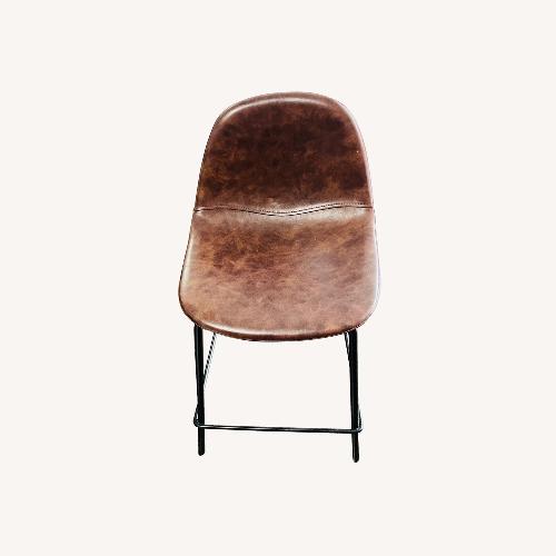 Used Kody Vegan Leather Bar & Counter Stool (Set of 2) for sale on AptDeco