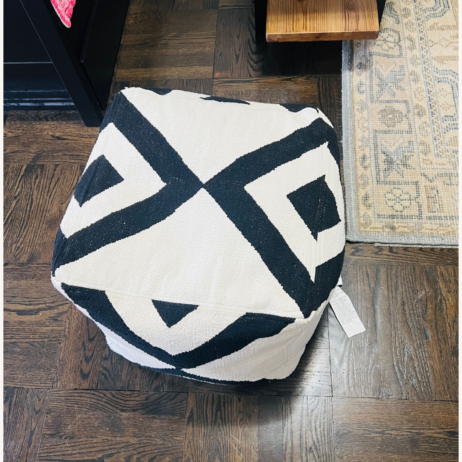 Indian Printed Ottoman - image-3