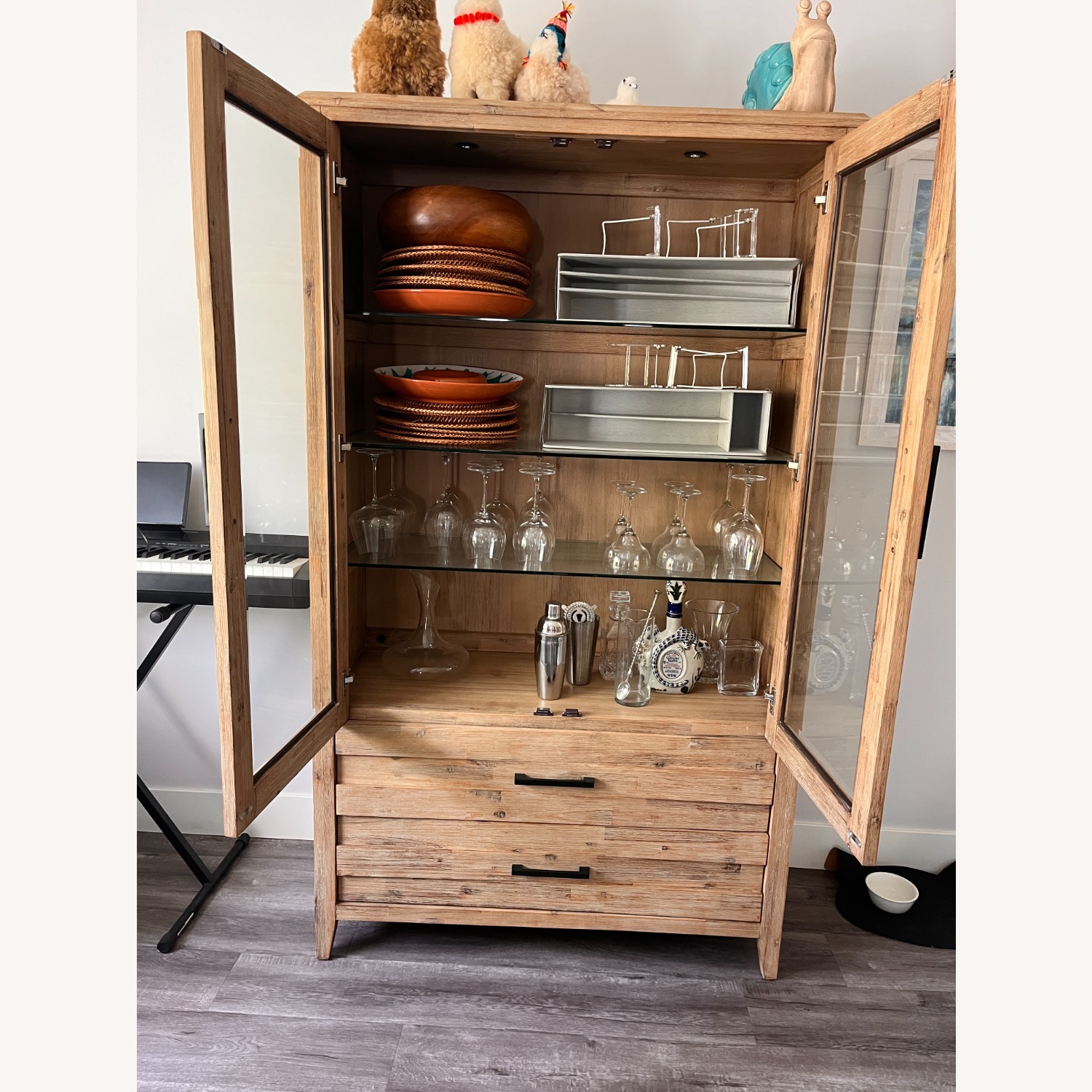 Casana Harbourside 2 Drawer 2 Door Curio Unit - image-2