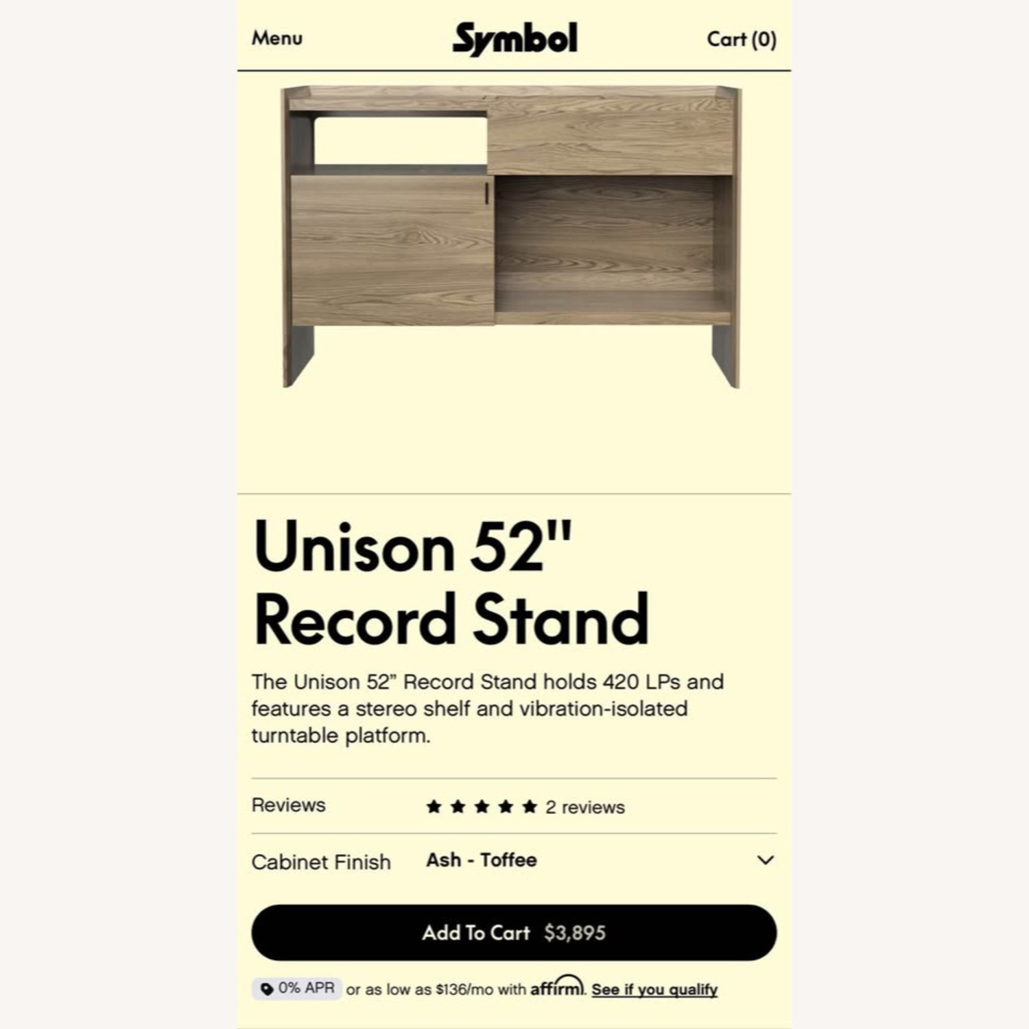 Record Player Stand by Symbol Audio - image-7