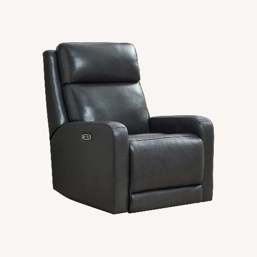 Used Arnie Leather Power Glider Recliner for sale on AptDeco