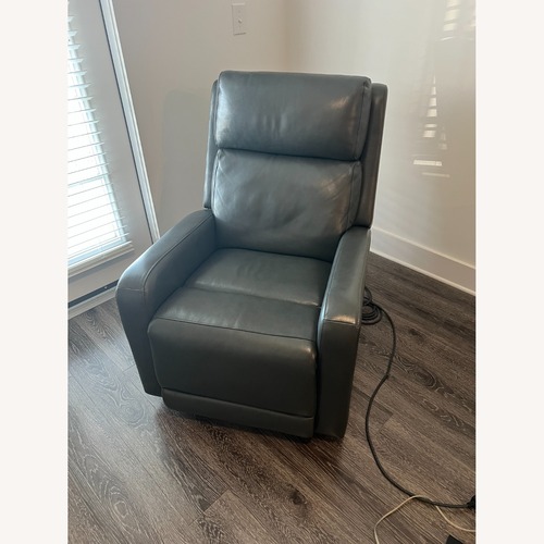Used Arnie Leather Power Glider Recliner for sale on AptDeco