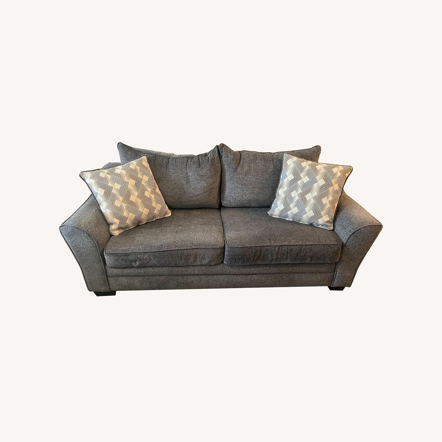 Light Gray 2-Seater Sofa - image-0