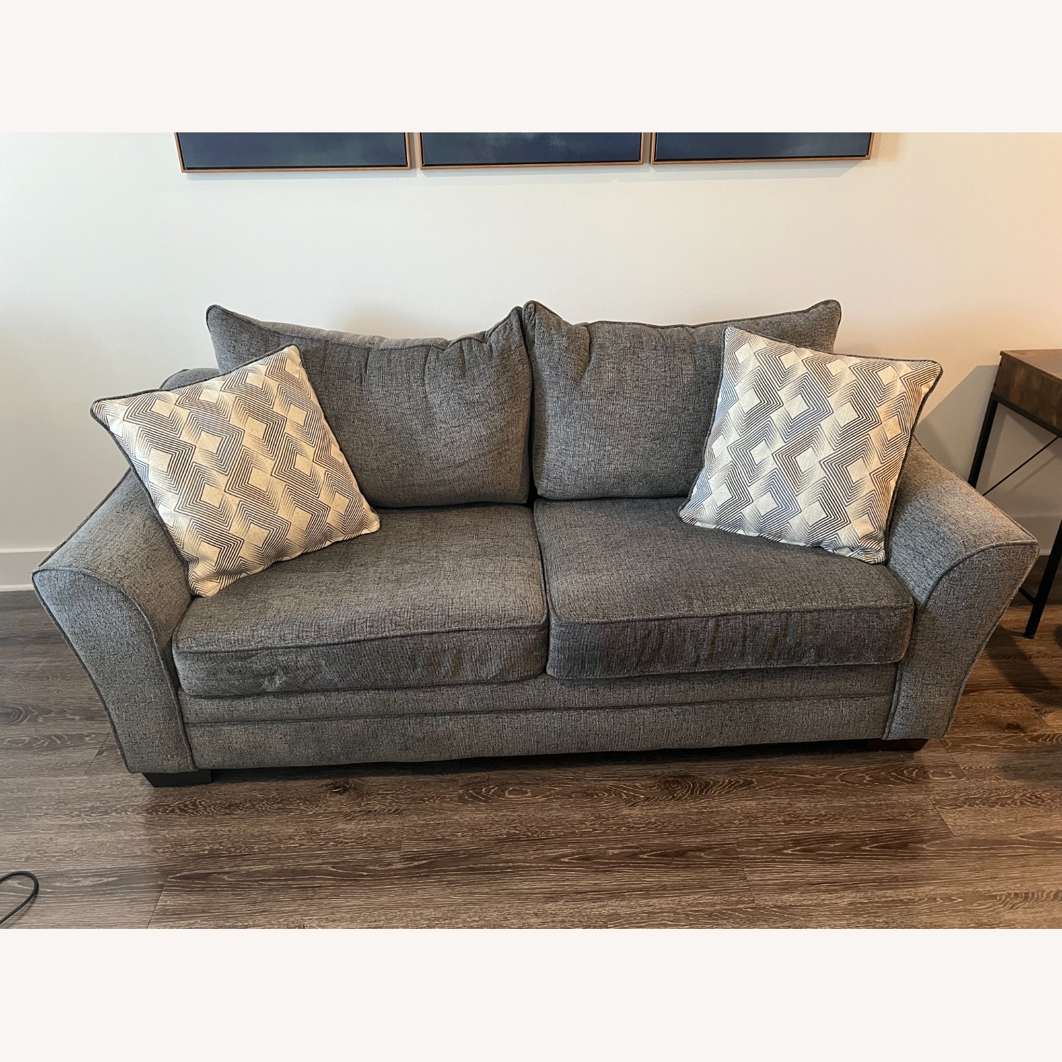 Light Gray 2-Seater Sofa - image-1