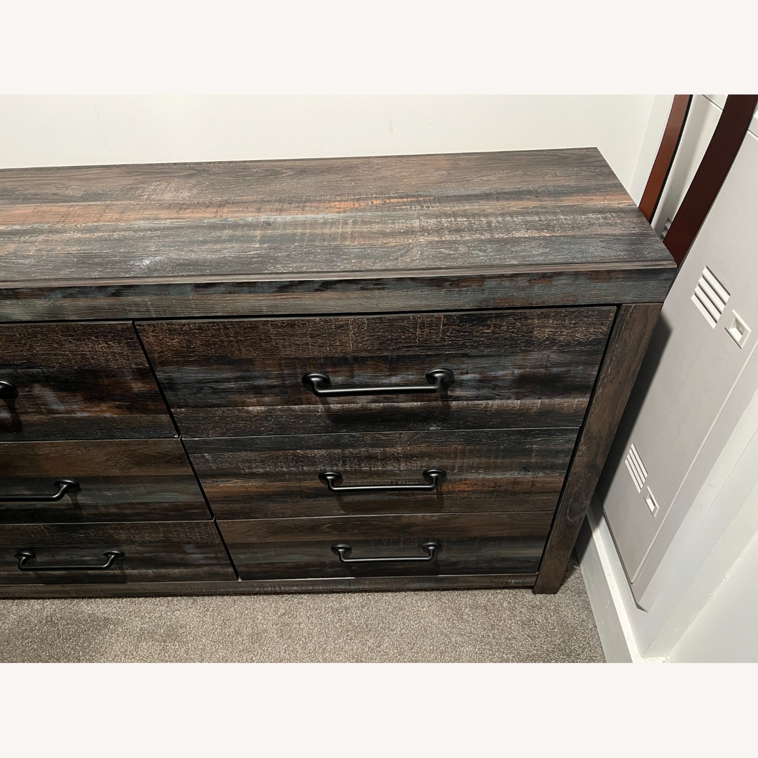 Drystan Brown Beige 6 Drawer Dresser - image-2