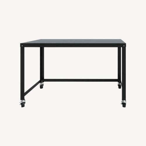 Used Wayfair Black Rolling Desk for sale on AptDeco