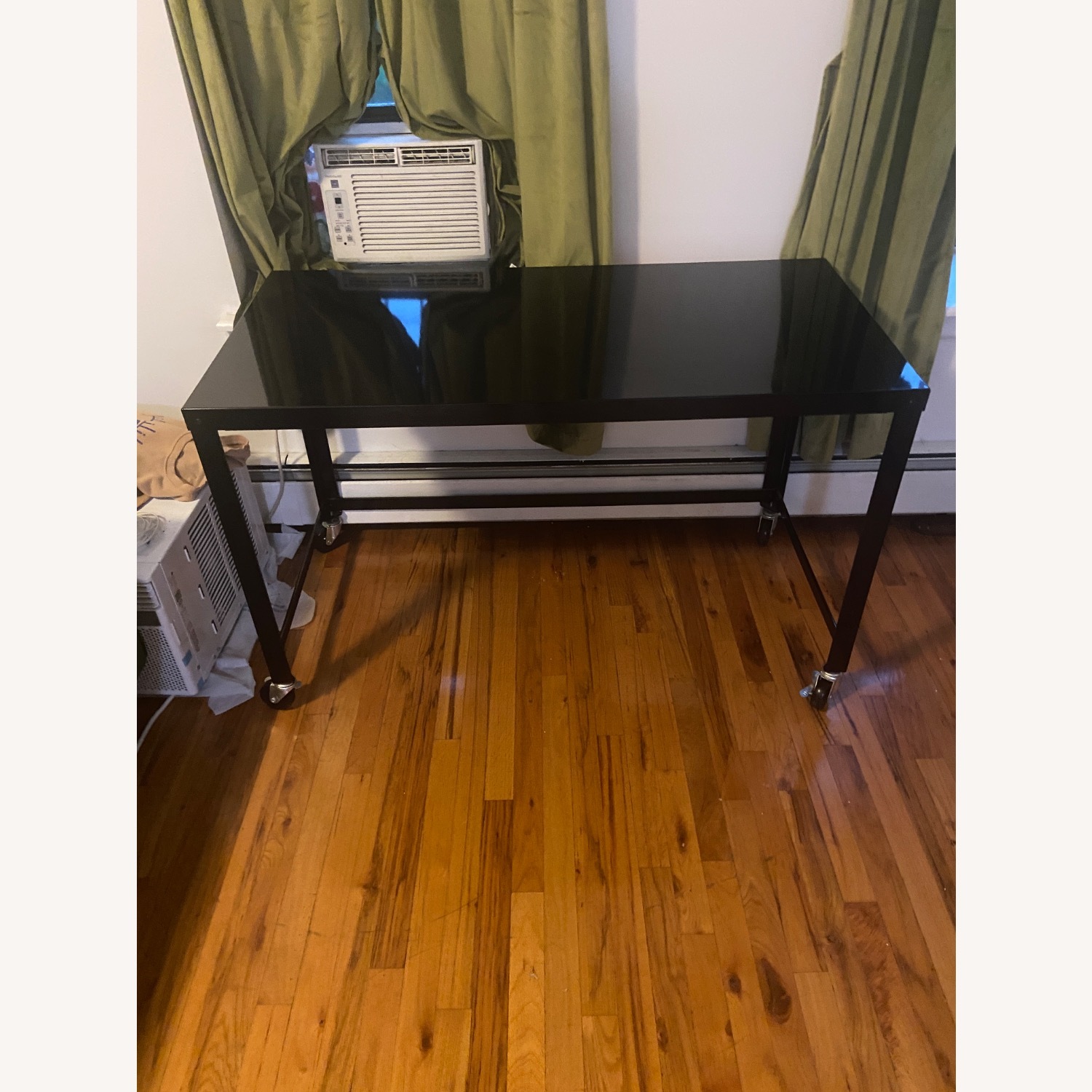 Wayfair Black Rolling Desk - image-1