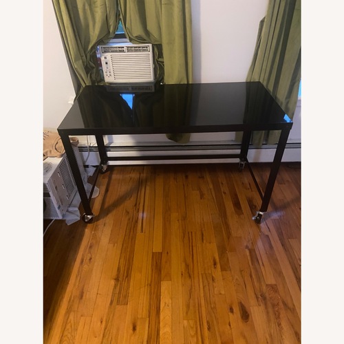 Used Wayfair Black Rolling Desk for sale on AptDeco