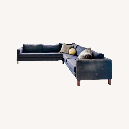 Used Grey Sectional L-Shaped Couch for sale on AptDeco